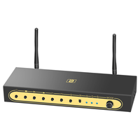  阿音 DTS杜比全景声 WIFI流媒体5.1解码播放器 蓝牙5.0接收器 光纤同轴 U盘  黑色