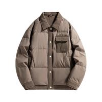 SNOWFLYING/雪中飞 保暖时尚 男士羽绒服  卡其绿|7138 2XL 185/100A