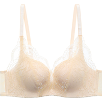 安莉芳2026年重磅翩然曼舞舒适女士中厚杯无钢圈聚拢文胸新年 肤色SKN 75B 34/75B