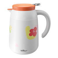 小熊伊万(BEAREWAN)保温壶带滤网 大容量家用保温暖水壶焖茶水瓶304不锈钢内胆1L 保温壶【304不锈钢】1L