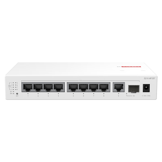 华为 HUAWEI数通智选8口满供千兆web网管POE交换机S210-8P2ST 8口千兆电+1上行电口+1上行光口企业级POE交换机