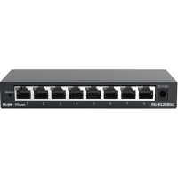 锐捷 8口全千兆AI网管交换机RG-ES208GC-E 八口网络企业级APP管理  办公监控工程交换器