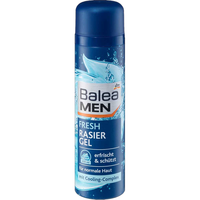 德国Balea MEN芭乐雅剃须泡沫刮胡膏凝胶软化胡子啫喱 剃须膏便携旅行 剃须凝胶200 毫升