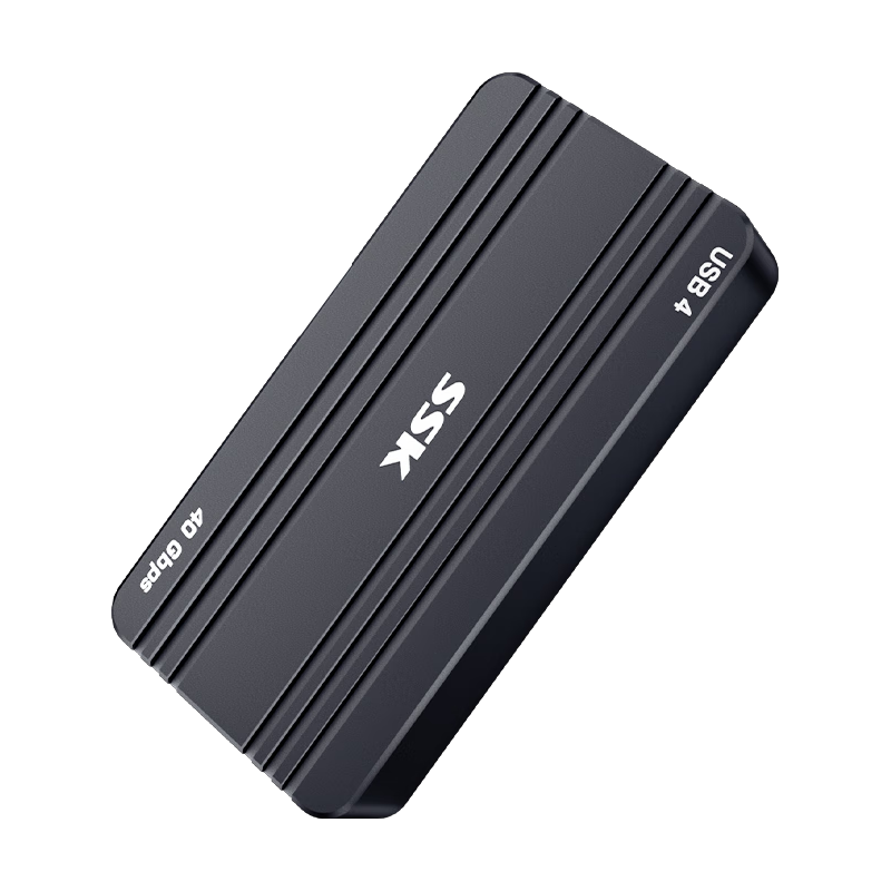  SSK/飚王 40Gbps高速传输 M.2 NVMe固态硬盘盒 Type-c线