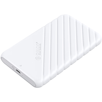 ORICO 奥睿科 2.5英寸 SATA硬盘盒 USB3.0 Micro-B 25PW1-U3 象牙白