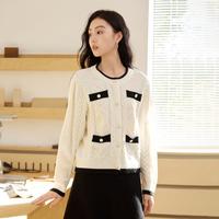 茵曼 商务风 女士开衫毛衣 2026年春季