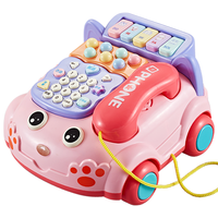 欣格xinge 儿童玩具电话机 粉色