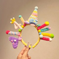 手工扭扭棒发箍成品儿童帽头饰聚餐派对拍照道具可爱童趣创意