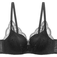 安莉芳2026年重磅翩然曼舞舒适女士中厚杯无钢圈聚拢文胸新年 黑色BLK 75B 34/75B