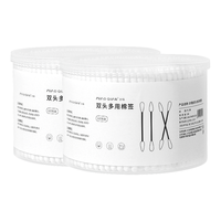 妙倩 棉签双头圆尖1000支掏耳朵成人化妆棉棒盒装独立包装一次性棉签