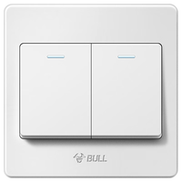 BULL 公牛 G07K211C 86型开关面板 二开单控款