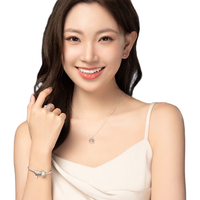 PANDORA 潘多拉 闪耀简约耳环 293015C01 均码 圣诞