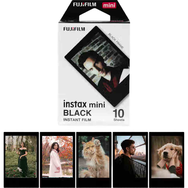 INSTAX 花边 拍立得相纸  黑边