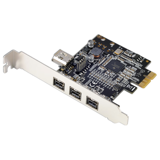 西霸FG-EFWB-V1T-003BI PCI-E转1394b火线采集扩展卡TI德州仪器支持火线声卡