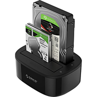 ORICO 奥睿科 3.5英寸 双盘位 SATA硬盘底座 USB 3.0 Type-B 6228US3