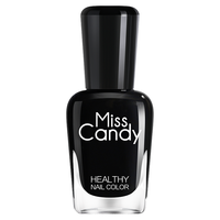 Miss Candy 糖果小姐 健康甲油 #NA022纯黑 15ml