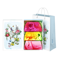 卡莎灡（kasanrin）精油皂黄金皂洁面沐浴洗脸洗澡送朋友 100克*3礼盒 【橙花+樱花+永恒】