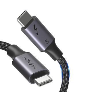 雷电3 同轴数据线 速率40Gbps 0.2米