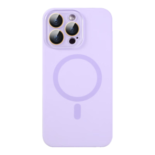  京工智造 防摔 iPhone14ProMax手机壳  香芋紫 硅胶