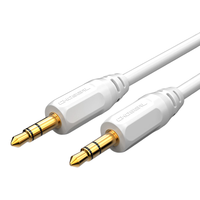 CHOSEAL 秋叶原 QS3210 3.5mm AUX音频线缆 2m 经典白