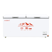  白雪雅竹 商用大容量 冰柜  600L