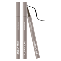  COLOUR ZONE/色彩地带 防水速干 眼线液笔  雾黑色,深棕色 2支