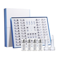 LUCENBASE 透真 多肽蓝铜胜肽祛痘冻干粉精华液50瓶修护痘坑痘印收缩毛孔寡肽套盒