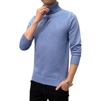 真维斯（Jeanswest）2025秋冬高领毛衣男针织男打底上衣内搭百搭针织打底衫纯色毛线衣 8781白色 L