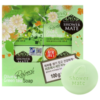 AEKYUNG 爱敬 橄榄绿茶香皂 100g*4