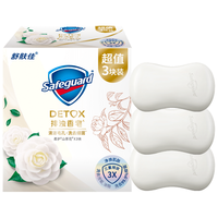 舒肤佳排浊香皂深层微米清洁痘肌洁护除菌除螨洁面洗澡洗手通用家庭装 山茶花3块装