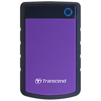 Transcend 创见 StoreJet 25H3P 2.5英寸便携移动机械硬盘 4TB USB 3.0 紫色