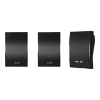  SAST/先科 公共广播 有源无线壁挂音响套装  黑
