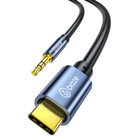  Biaze/毕亚兹 通用 Type-C转3.5mm音频转接线  0.5米