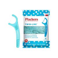 Plackers 双倍清洁折叠牙线棒袋装 75支*3