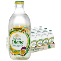泰象泰国象牌 Chang百香果味无糖苏打水325ml*24瓶弱碱性气泡水整箱
