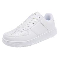 意利船长休闲鞋子男士小白鞋空军运动一号休闲板鞋 A21200 白色 44 