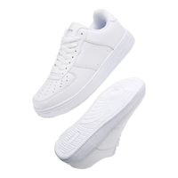 意利船长休闲鞋子男士小白鞋空军运动一号休闲板鞋 A21200 白色 38 