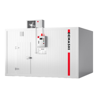 德玛仕（DEMASHI）冷库全套设备大小型冰柜 制冷机组冷冻保鲜库【4立方尺寸】彩钢板（冷藏库款） 彩钢库板丨冷藏库-