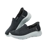 斯凯奇(Skechers)休闲时尚户外健步鞋舒适透气124849 黑色/BLK 35