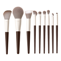  oeiez/欧亿姿 动物毛 化妆刷套装  摩卡 9支