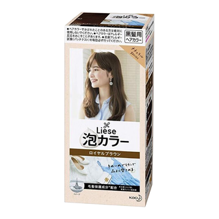 Kao 花王 泡沫染发剂自己在家染发膏雾霾灰棕泡泡旗舰女黑茶色奶茶 皇室高贵棕（洋气棕色系）