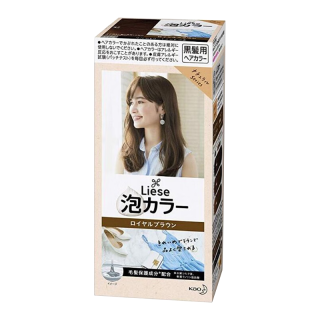 Kao 花王 泡沫染发剂自己在家染发膏雾霾灰棕泡泡旗舰女黑茶色奶茶 皇室高贵棕（洋气棕色系）