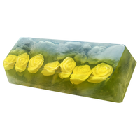 卡莎灡（kasanrin） 整条1150克手工精油皂黄金皂香氛皂洗脸洗澡女生 玫瑰丽莎1150克【切开需备注】 1150