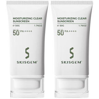  SKISGEM 防水防汗 美白防晒霜两支装  SPF50+ PA++++ 2