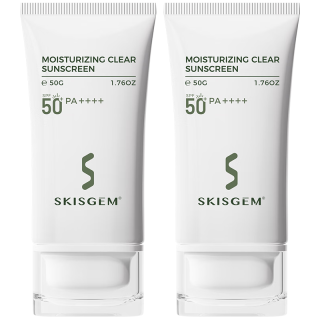  SKISGEM 防水防汗 美白防晒霜两支装  SPF50+ PA++++ 2