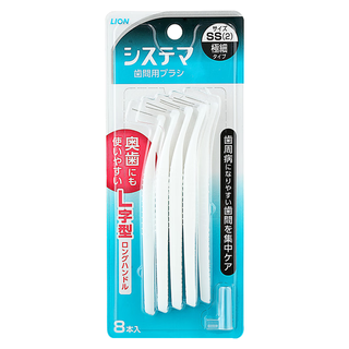 LION 狮王 细齿洁牙缝刷 SS 8支