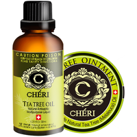 CHERI 调理痘肌平衡水油 茶树精油套装 30ml+20g