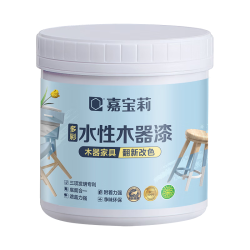 嘉宝莉 水性木器漆改色家具翻新漆衣柜木门改色油漆环保涂料 白色0.5kg