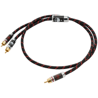 Yosemay/金枪鱼 SM-02 单晶铜 RCA音频信号线 1.5米