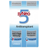  syNeo 净味 止汗露湿巾 旅行盒装湿巾  8片/盒